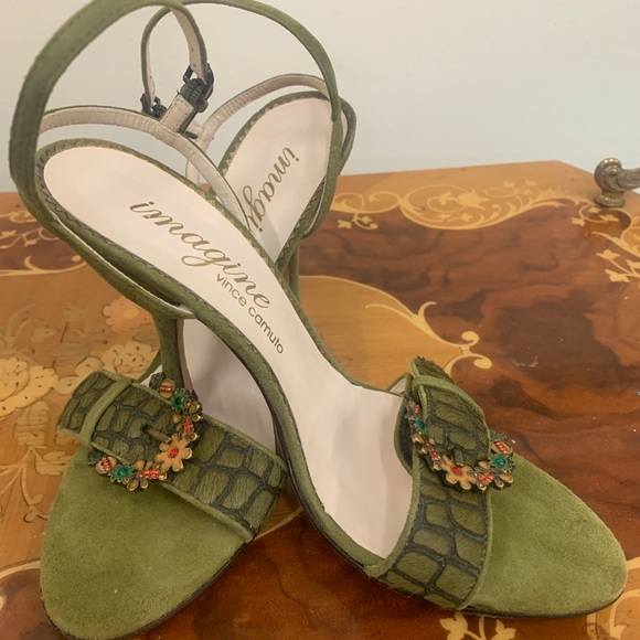 Vince Camuto Shoes - Imagine Vince Camuto Green Sandals.  Very elegant